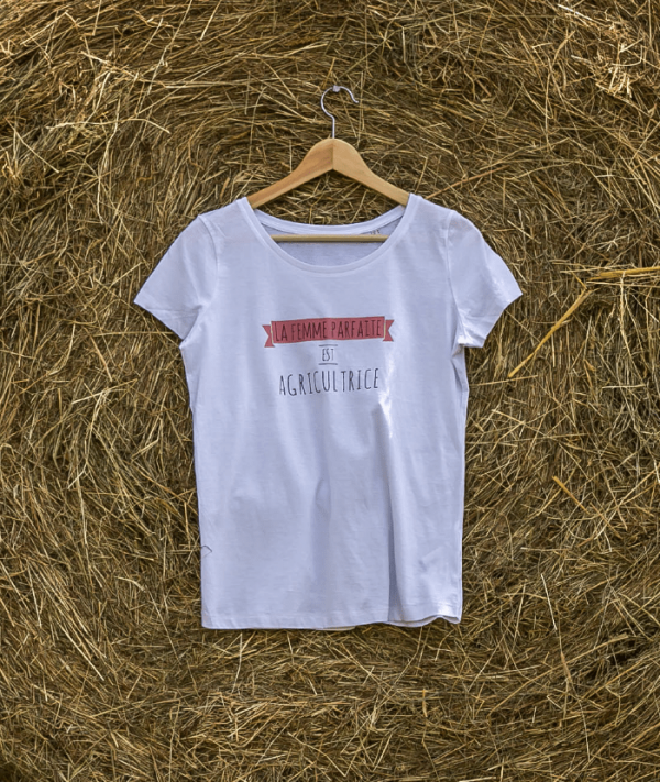 t shirt femme agricultrice design agriculture beau - avenue des champs