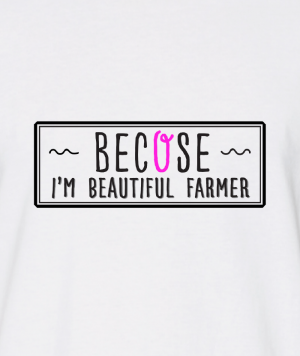 t shirt phrase drole pour agriculteur - becose - adc